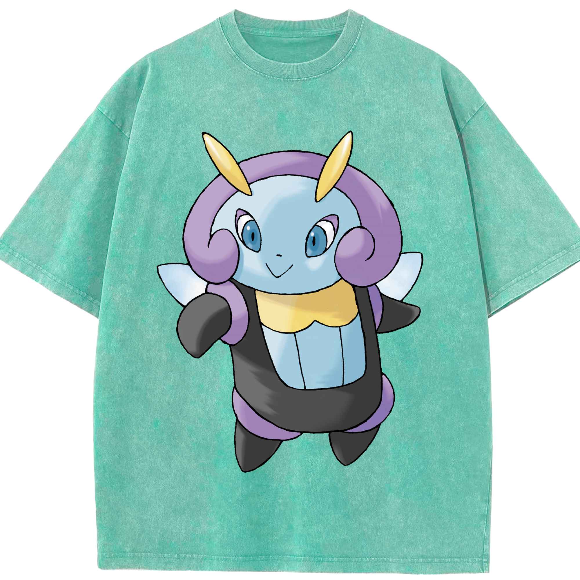 （画像用） ポケットモンスター Pokémon 綿100% ヴィンテージ風 半袖Tシャツ（フロントプリント）